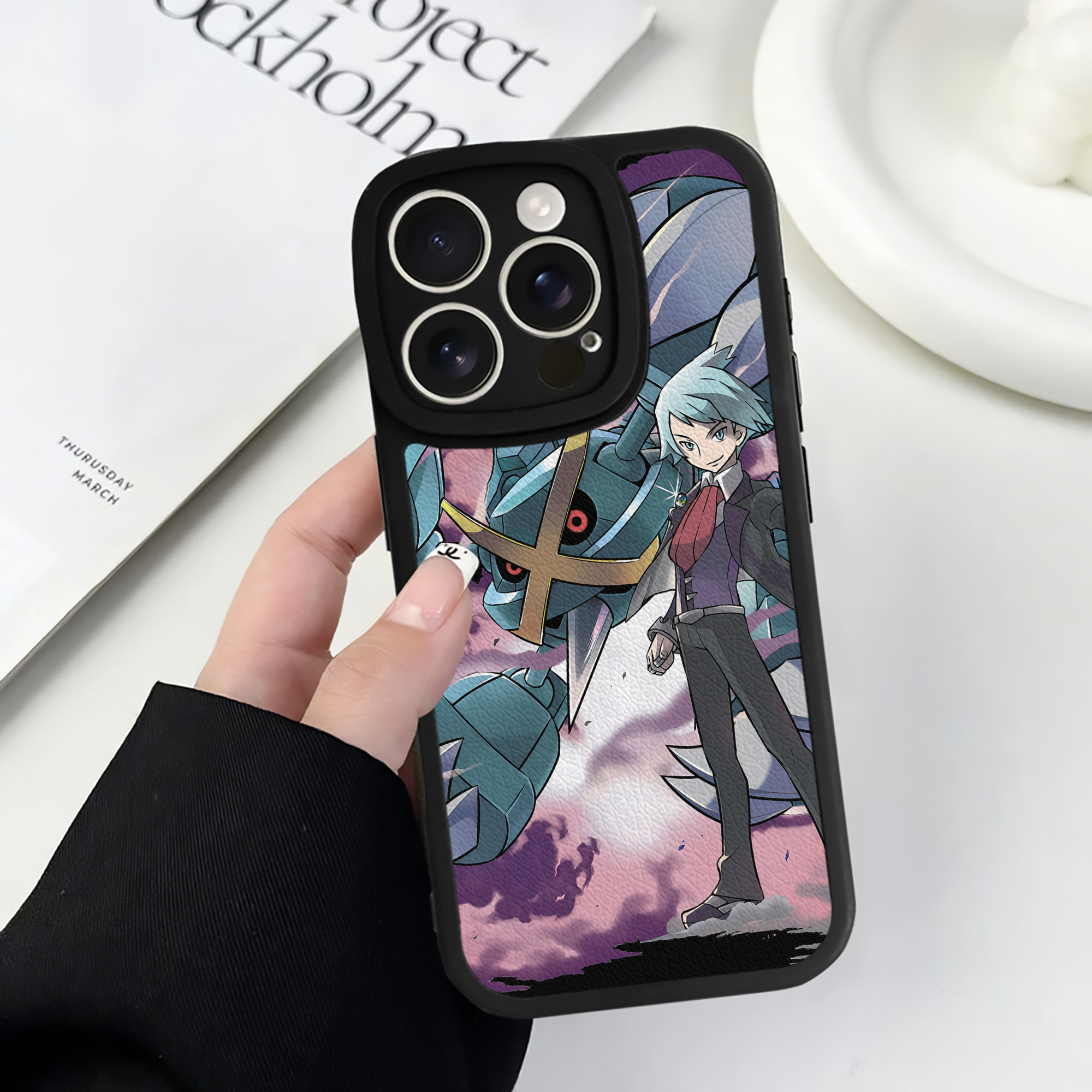 （画像用） ポケットモンスター Pokémon 【iPhone 16シリーズ対応】シリコンスマホケース（レザー調） 材質：シリコン